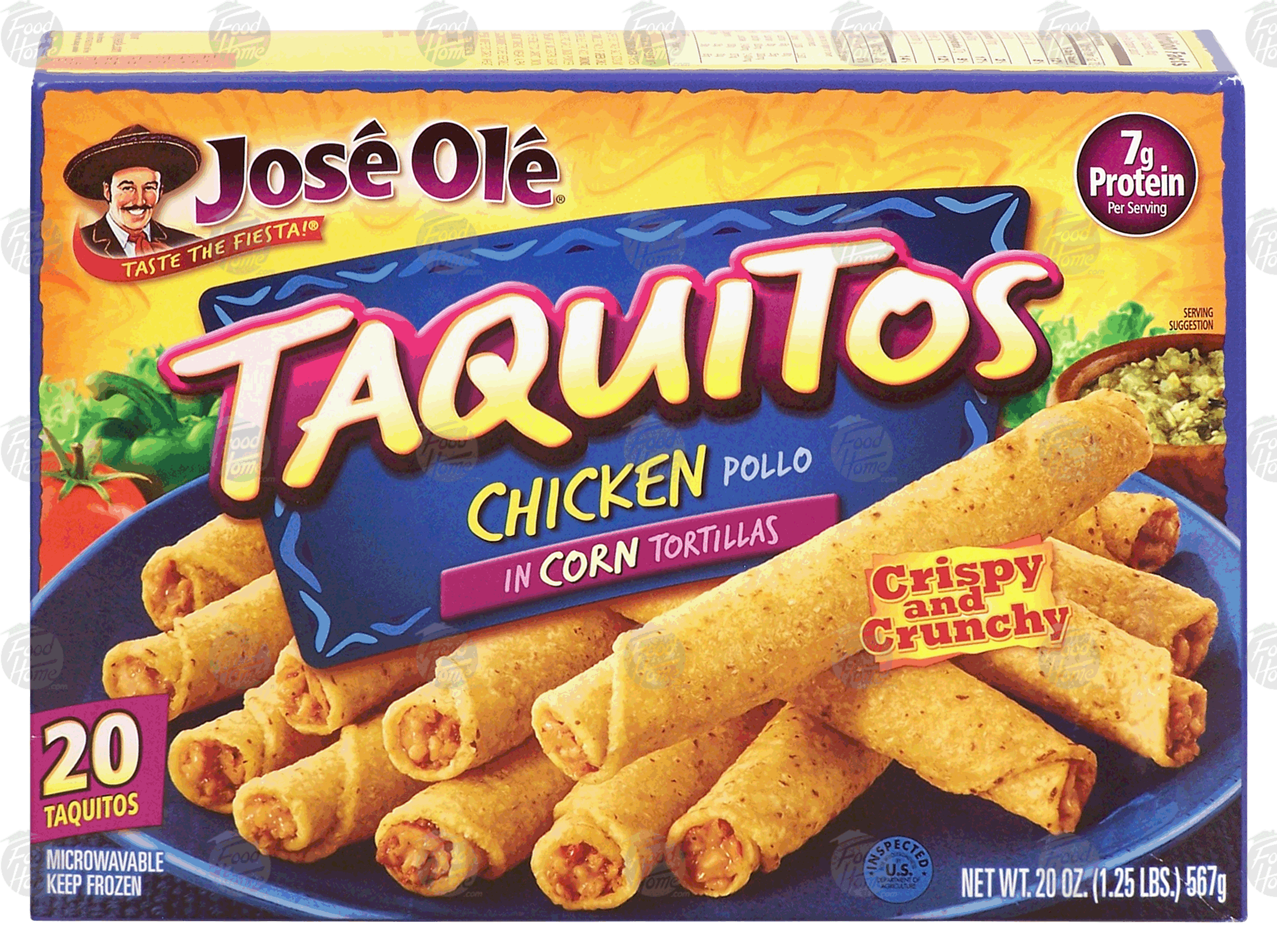 Jose Ole Taquitos chicken in corn tortillas, 20 taquitos Full-Size Picture